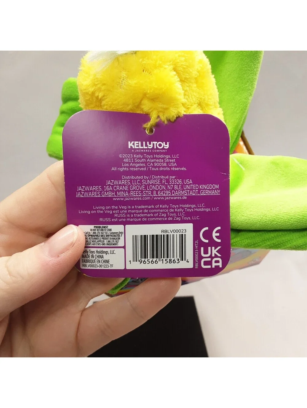 Living on the Veg  - Plush Toy - Pop - #13 - RUSS Series 2 - 2023